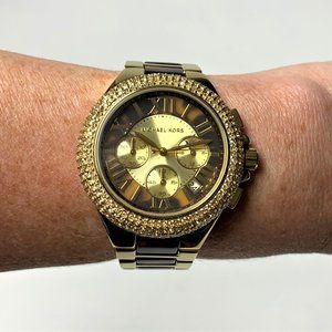 Michael Kors Camille Tortoise Shell Dial Watch